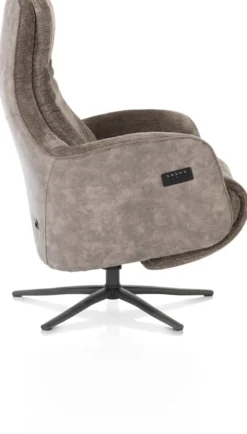 Felino, relaxfauteuil - stofcombinatie Livigno/Oregon