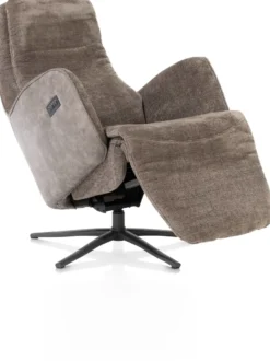Felino, relaxfauteuil - stofcombinatie Livigno/Oregon