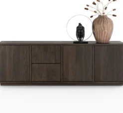 Gijon, dressoir 240 cm - 3-deuren + 2-laden met plint