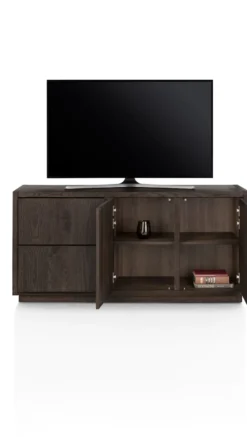 Gijon, tv-dressoir 150 cm - 2-deuren + 2-laden met plint