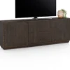 Gijon, tv-dressoir 200 cm - 2-deuren + 2-laden met plint