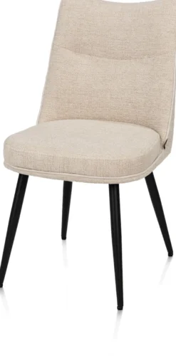 Hester, Eetkamerstoel 4 poten, stof - beige