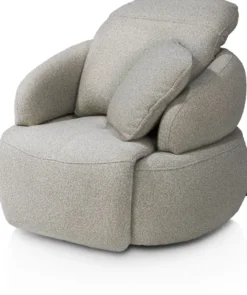 Hollywood, homecinema draaifauteuil - incl. accu - stof Cloudy - Olijf
