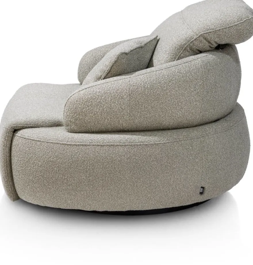 Hollywood, homecinema draaifauteuil XL - stof Cloudy - beige
