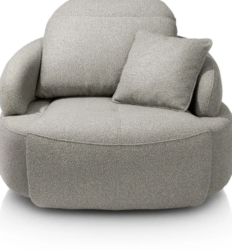 Hollywood, homecinema draaifauteuil XL - stof Cloudy - beige