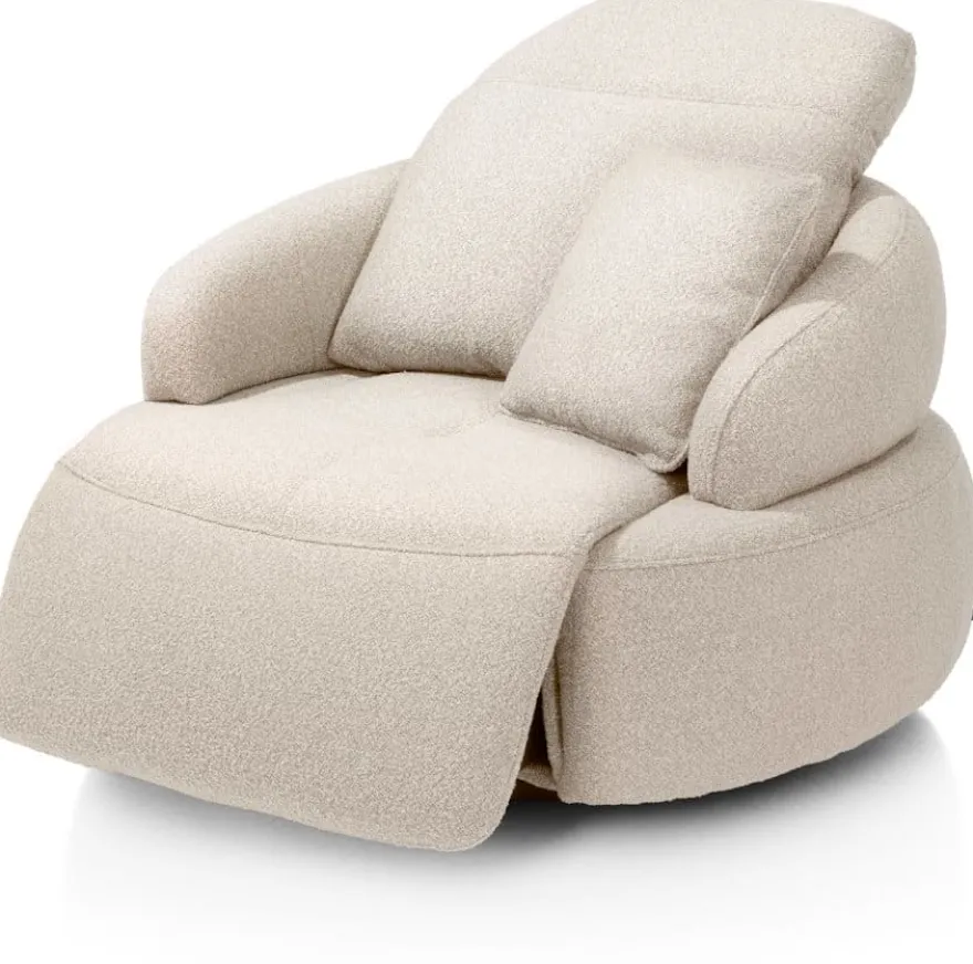 Hollywood, homecinema draaifauteuil XL - stof Cloudy - beige