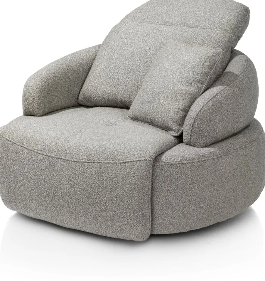 Hollywood, homecinema draaifauteuil XL - stof Cloudy - beige
