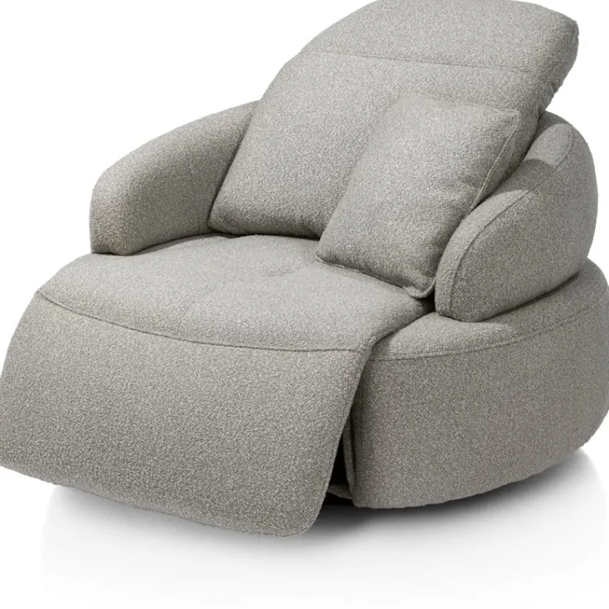 Hollywood, homecinema draaifauteuil XL - stof Cloudy - beige