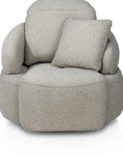 Hollywood, homecinema draaifauteuil - stof Cloudy - Olijf