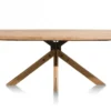 Jardino, eetkamertafel 170 x 100 cm - centrale poot