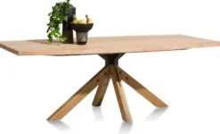 Jardino, eetkamertafel 170 x 100 cm - centrale poot