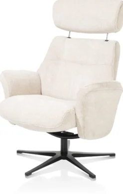 Lazaro, relaxfauteuil (incl. poef)