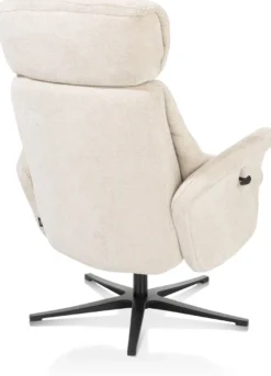 Lazaro, relaxfauteuil (incl. poef)
