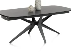 Lazio, uitschuiftafel 140 x 100 cm (+ 2 x 35 cm.)