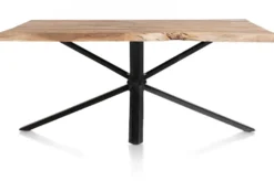 Living, eetkamertafel 180 x +/- 90/100 cm