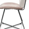 Luna, eetkamerstoel - tube frame (ROB) - combi Ponti / Calabria - Creme