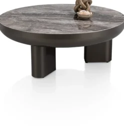 Margo, salontafel steen diameter 89 cm - hoogte 34 cm