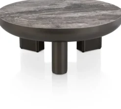 Margo, salontafel steen diameter 89 cm - hoogte 34 cm