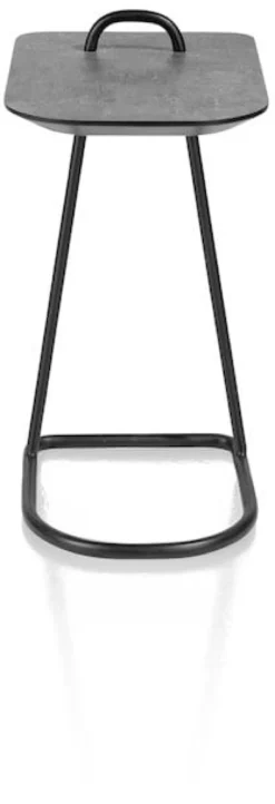 Maze, laptop-tafel 45 x 30 cm - hoogte 60,5 cm - Antraciet