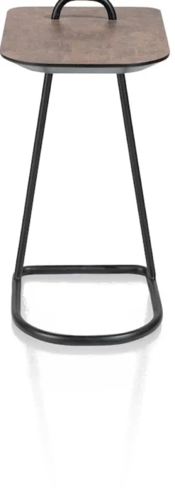 Maze, laptop-tafel 45 x 30 cm - hoogte 60,5 cm - Antraciet