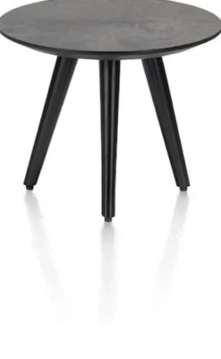 Maze, salontafel rond 40 cm - hoogte 32 cm - Antraciet