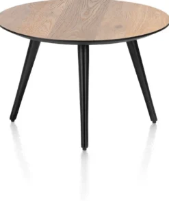 Maze, salontafel rond 60 cm - hoogte 39 cm - Antraciet