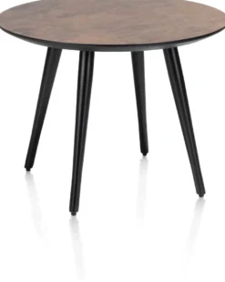 Maze, salontafel rond 60 cm - hoogte 46 cm - Antraciet