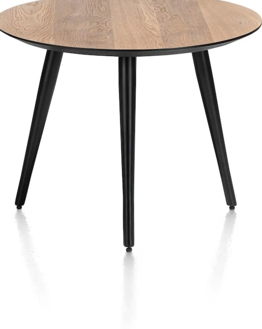 Maze, salontafel rond 60 cm - hoogte 46 cm - Antraciet