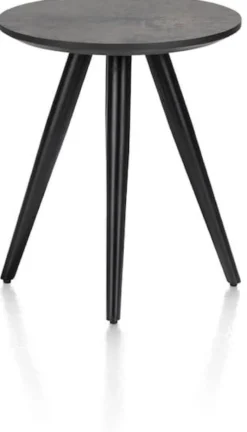 Maze, salontafel rond 40 cm - hoogte 46 cm - Antraciet