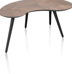 Maze, salontafel 100 x 59 cm - niervormig - hoogte 46 cm - Antraciet