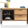 Metalo, dressoir 140 cm - 1-deur + 2-laden
