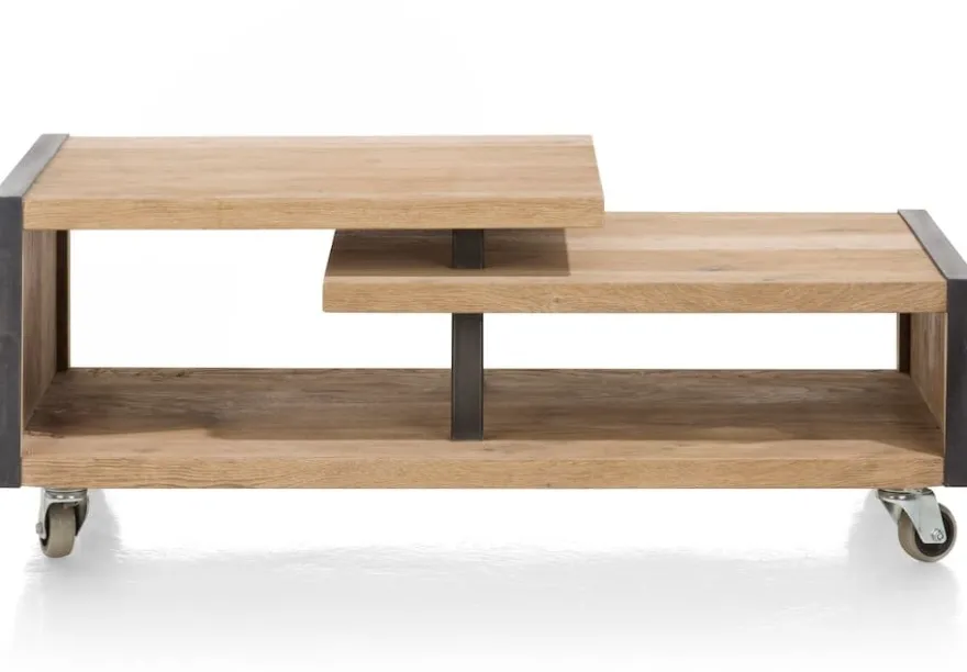 Metalo, salontafel 120 x 60 cm + 1-niche