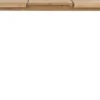 Metalox, uitschuiftafel 190 (+ 50) x 100 cm - met rand boomschors + V-vorm metalen poot