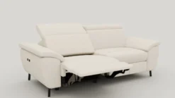 Napels, 2.5-zitsbank - stof Vada - Creme