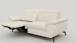 Napels, 2.5-zitsbank - stof Vada - Creme