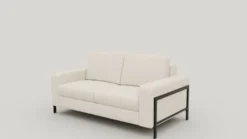 Napels, 2-zitsbank - stof Vada - Creme
