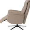 Nocara, relax-fauteuil - manueel - zwarte poot - vaste hoofdsteun