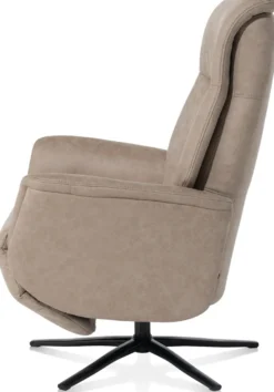 Nocara, relaxfauteuil manueel - stof Oregon - beige