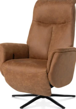 Nocarini, relaxfauteuil elektrisch - stof Oregon - Desert