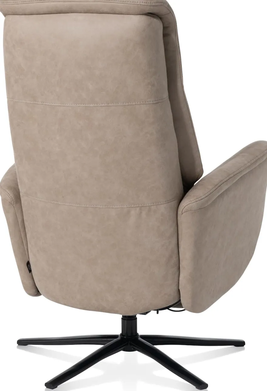 Nocarini, relaxfauteuil elektrisch - incl. accu - stof Oregon - Desert