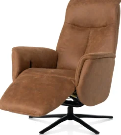Nocarini, relaxfauteuil elektrisch - incl. accu - stof Oregon - Desert