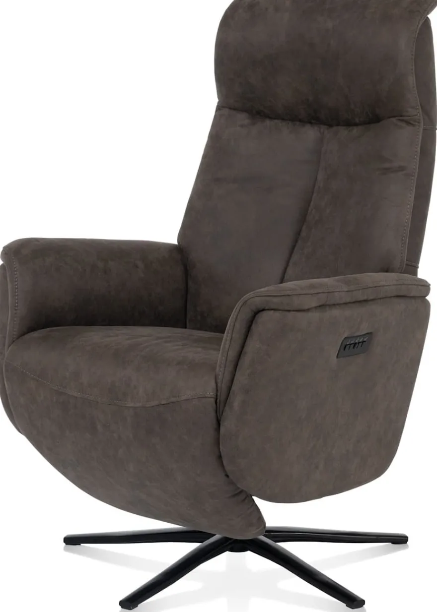 Nocarini, relaxfauteuil elektrisch - incl. accu - stof Oregon - Desert