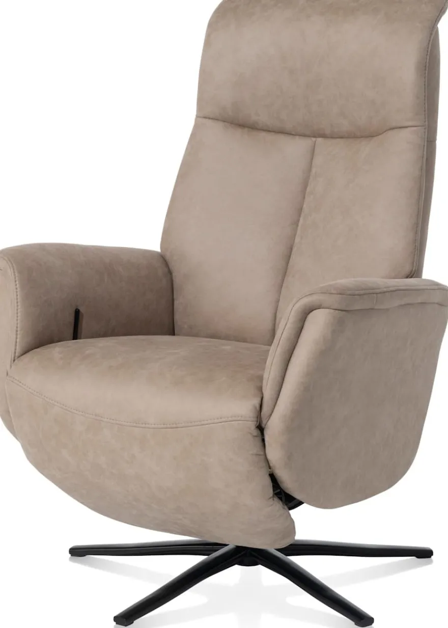 Nocarini, relaxfauteuil elektrisch - incl. accu - stof Oregon - Desert