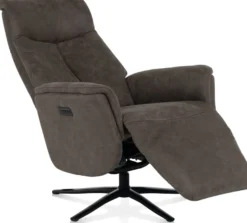 Nocarini, relaxfauteuil elektrisch - incl. accu - stof Oregon - Desert