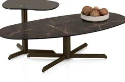 Nuoro, Salontafel 44 x 55 cm, glas