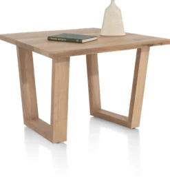 Nyborg, eetkamertafel 150 x 100 cm - rand boomvorm - V-poot hout