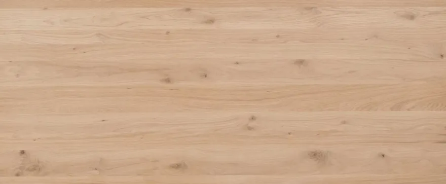 Nyborg, eetkamertafel 150 x 100 cm - rechte zijkant - V-poot hout
