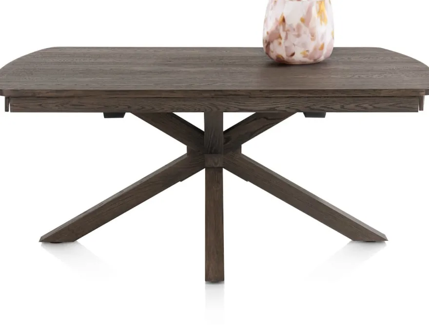 Nyon, uitschuiftafel 170 (+ 60) x 100 cm - Basalt