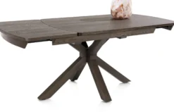 Nyon, uitschuiftafel 140 (+ 50) x 100 cm - Basalt