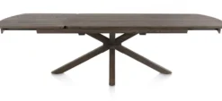 Nyon, uitschuiftafel 200 (+ 80) x 100 cm - Basalt